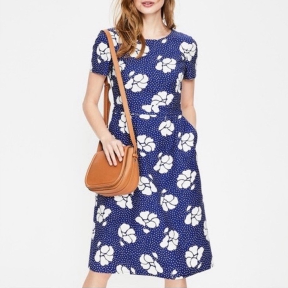 Boden Blue & White Dress